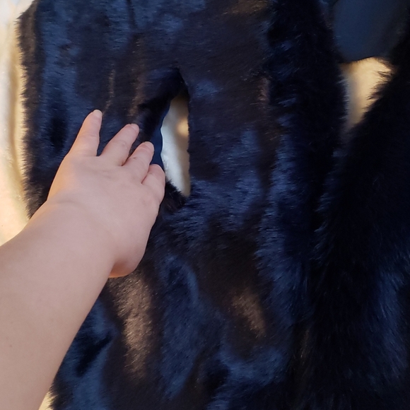 East side West side dark blue navy scarf - Picture 4 of 7